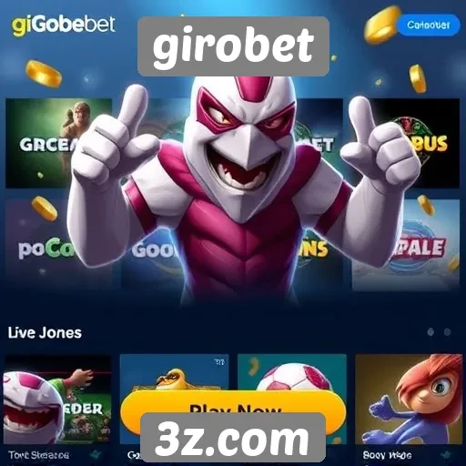 Visão geral das ofertas de jogos no girobet